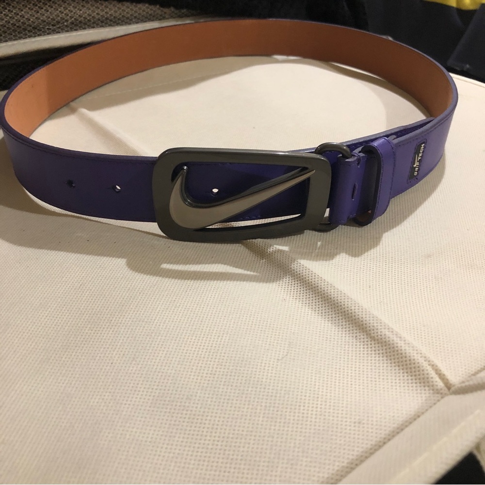 Nike Golf Grip Tech purple belt size 40